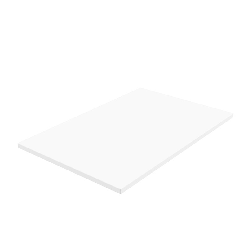 Spurrier Manufactured Wood Add-On Unit, White, 0.62" H x 24" W x 30" D