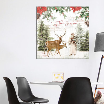Wooded Holiday Ii by Katie Pertiet - Wrapped Canvas Gallery-Wrapped Canvas Giclée