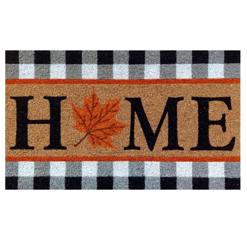 Fall Home Coir Doormat