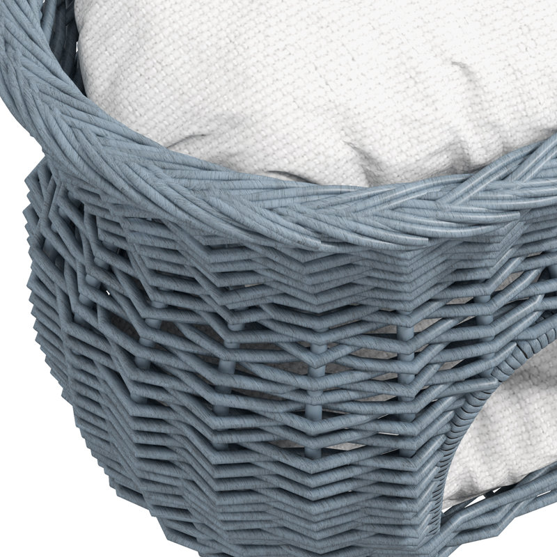 Velvet Elevated Pet Bed