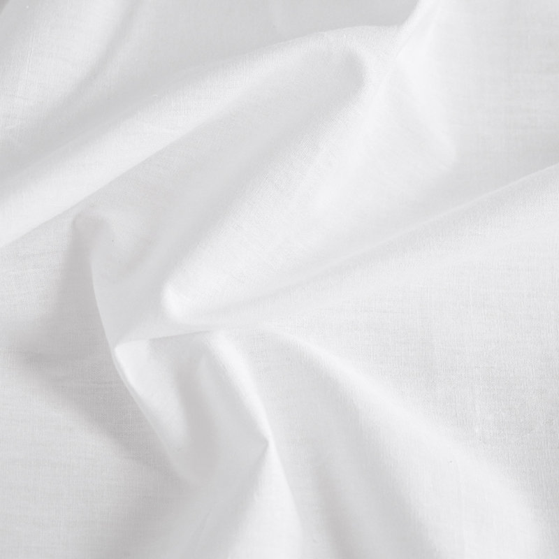 Cotton Percale Eyelet Ruffled Shabby Chic Duvet Cover Set, King Duvet Cover + 2 King Shams