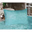 Drap-housse bleu et blanc Ambesonne-106788052