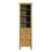 20 Inch Open Shelving Bath Storage Cabinet in Chocolate Oak-1907140528-1911141104