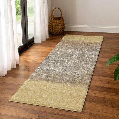 Premium Machine Washable Mayfield AMF2214 Striped Rug