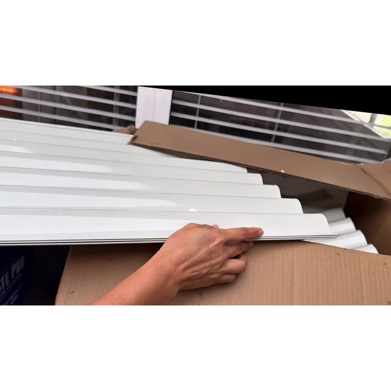 Lits de jardin surélevés d'extérieur Ragna, 8 pi x 4 pi, Blanc