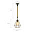 Jayson 1 - Light Black Pendant