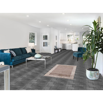 Tapis rayé abstrait moderne 3 x 5