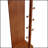 Full-Body Mirror With Solid And Rubber Wood Frame, Clear Glass For Whole Body Viewing, Walnut Finish For Elegance And Durability
