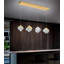 Lustre rectangulaire moderne 4 lumières à DEL-130135617