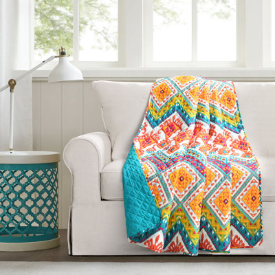 Jeté 100% coton Boho