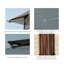 Abri de jardin escamotable extérieur gris foncé Outsunny