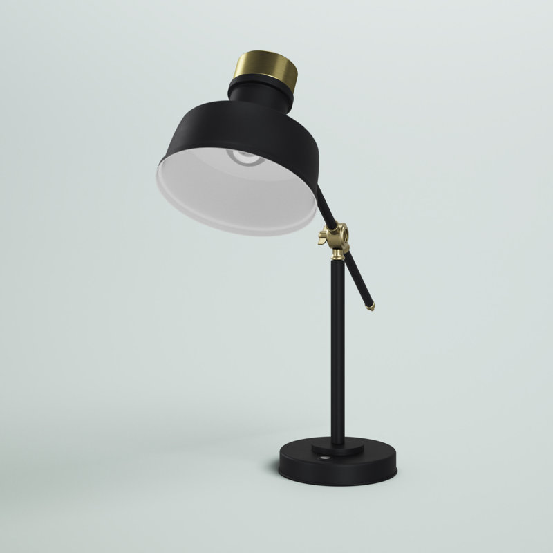 Ambania Metal Desk Lamp, Black