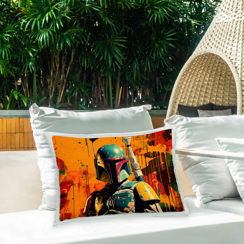 Abstract Outdoor Throw Pillow