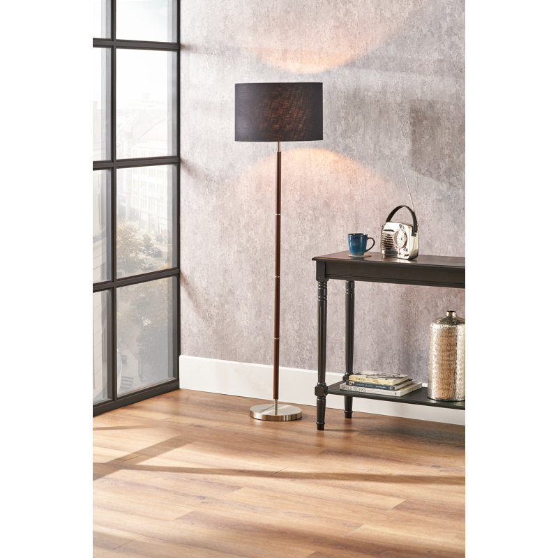 Gianni 157cm Brushed Traditional Floor Lamp
