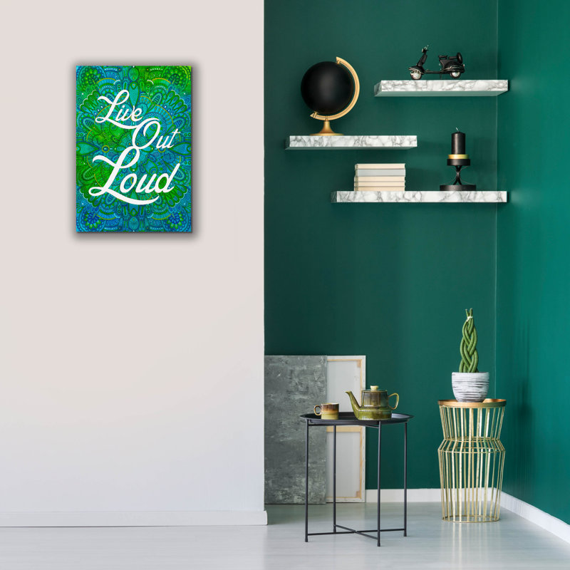 «Inspirational Quotes 13» par Hello Angel, art mural sur toile, 18 po x 26 po, H 26 po x l 18 po x P 0,75 po