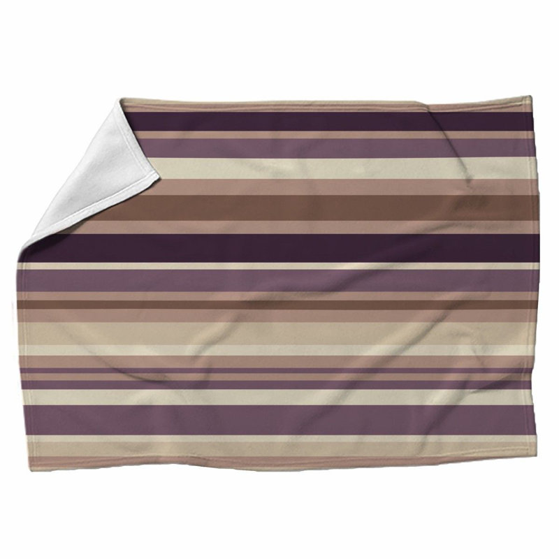 Machine Printed Throw Blanket, 68" W x 80" L