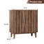 Buffet 31,5 "cannelé avec rangement
