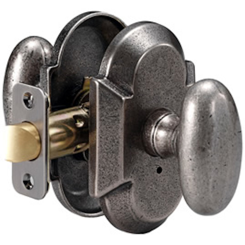 Bouton de porte Sandcast, Étain vieilli