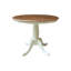 Gadmann Pedestal Extendable 5 Piece Solid Wood Dining Set-110887678-110887679