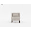 Fauteuil d'appoint moderne sans accoudoirs 27,5 po Elodie-172370937