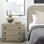 Emery Solid Poplar Dusted Stone Wood Finish Modern King Bed-1540468029