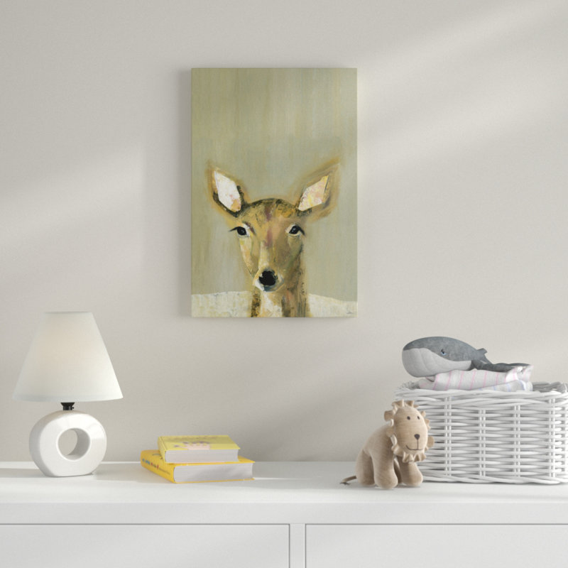«Bonjour Cerf», reproduction sur toile tendue, H 60 po x l 40po x P 1,5 po