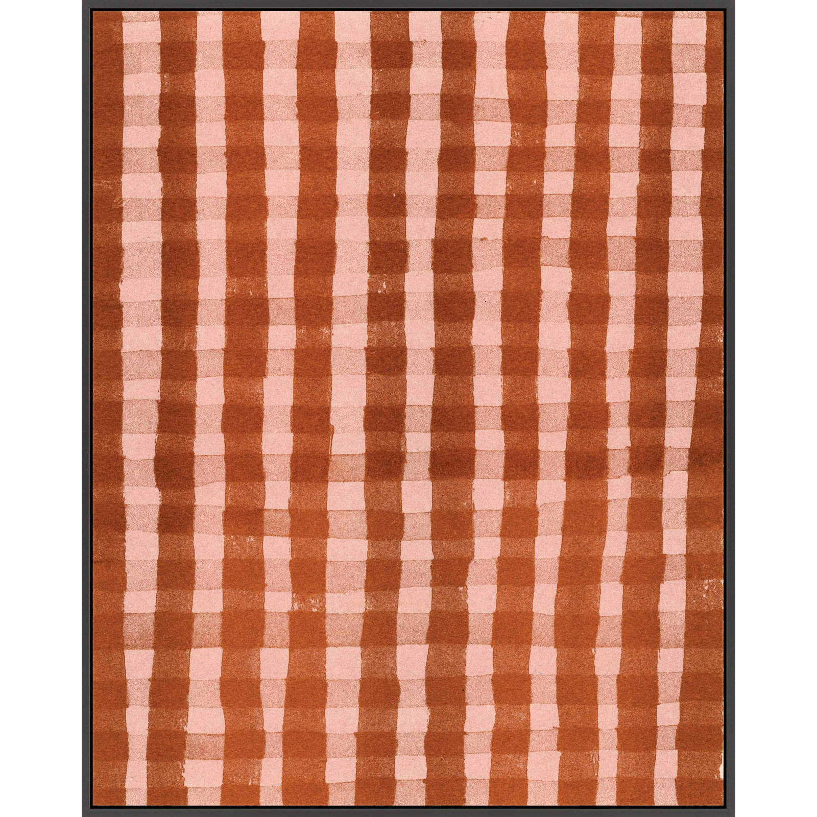 Cinsault by Mo Neuharth - Framed Wall Art, 38" H x 30" W, Framed Wrapped Canvas, Black
