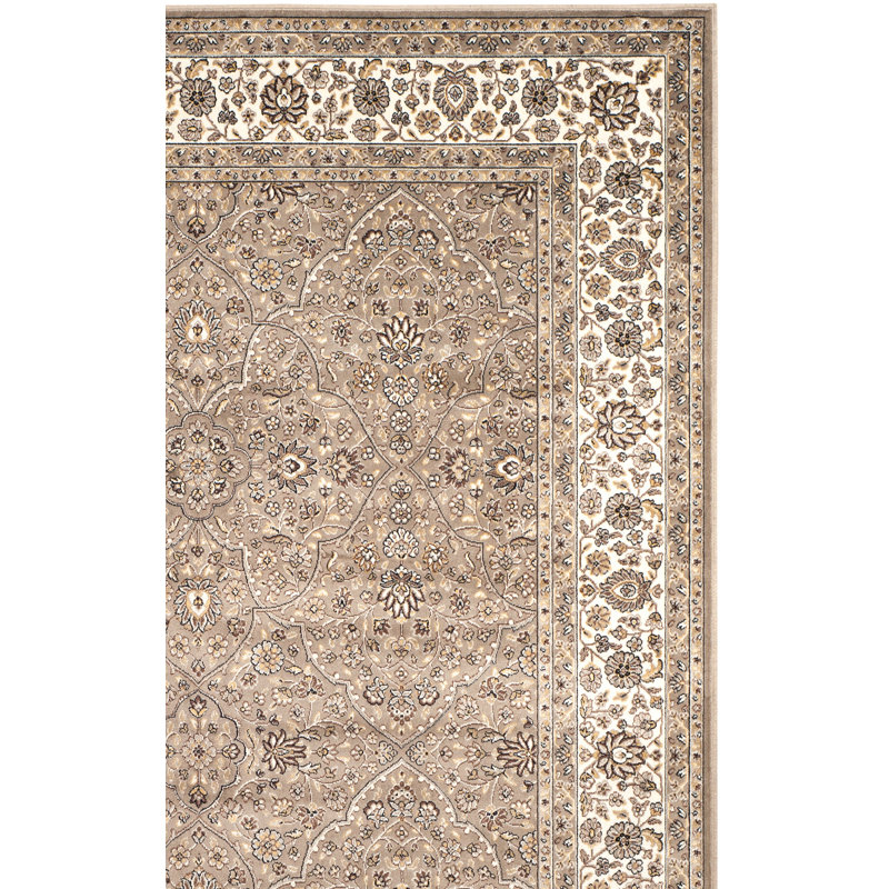 Tapis oriental à motif de viscose Carolus, Rectangle 3 pi 3 po x 4 pi 7 po