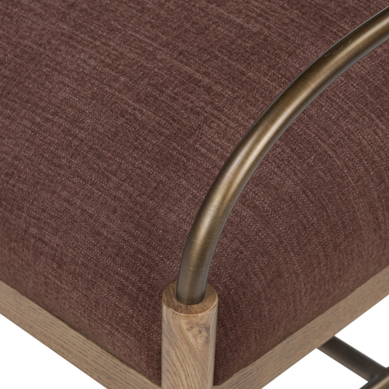Demi Accent Stool, Laughlin Plum