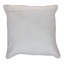 Coussin 100% coton avec fermeture à glissière 20 "x 20" noir et orange