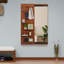 Miroir mural pleine grandeur avec tablette, miroir coulissant caché-1522879100