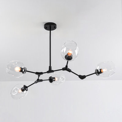Luminaire suspendu noir Matida