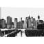 «Manhattan Skyline», reproduction d'impression sur toile tendue-74299464-74299465-74299466