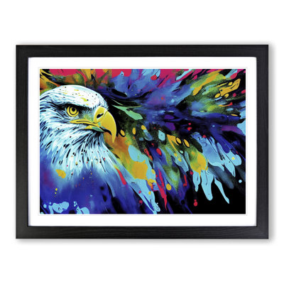 Eagle Bird Splash Vol.6 Abstract - Single Picture Frame Print