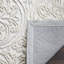 Tapis Marys Trace en laine et coton, tissÃ© Ã  la main-66290255-130890603