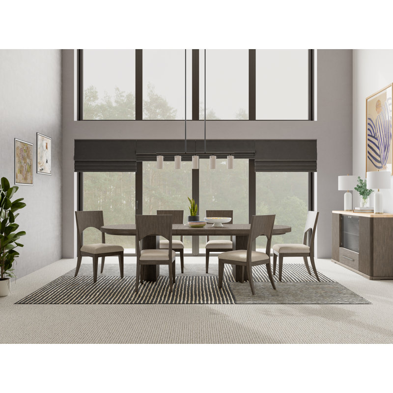 Tuomas 7 Piece Oval Dining Set