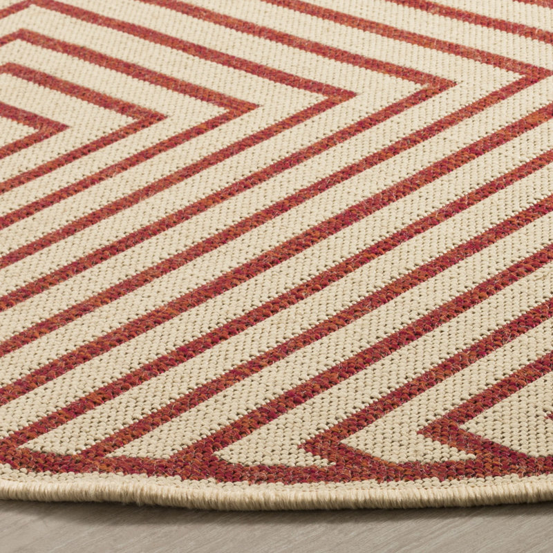 Tapis intérieur / extérieur Kelli 100 Performance, Rond 6 pi 7 po