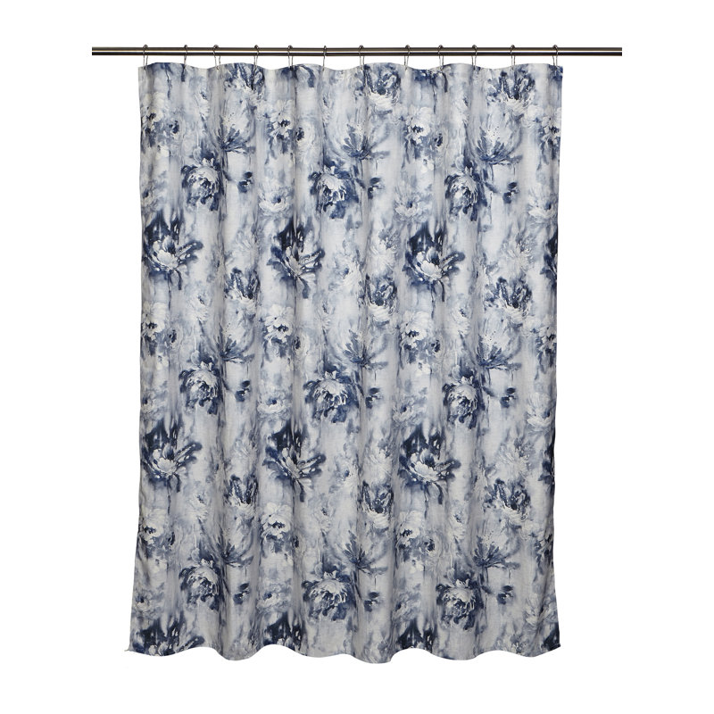 Rideau de douche simple à motif floral alexsey noya