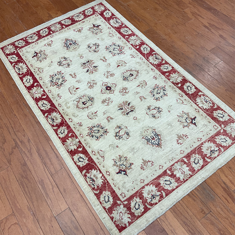  Handmade Oushak Wool Rug