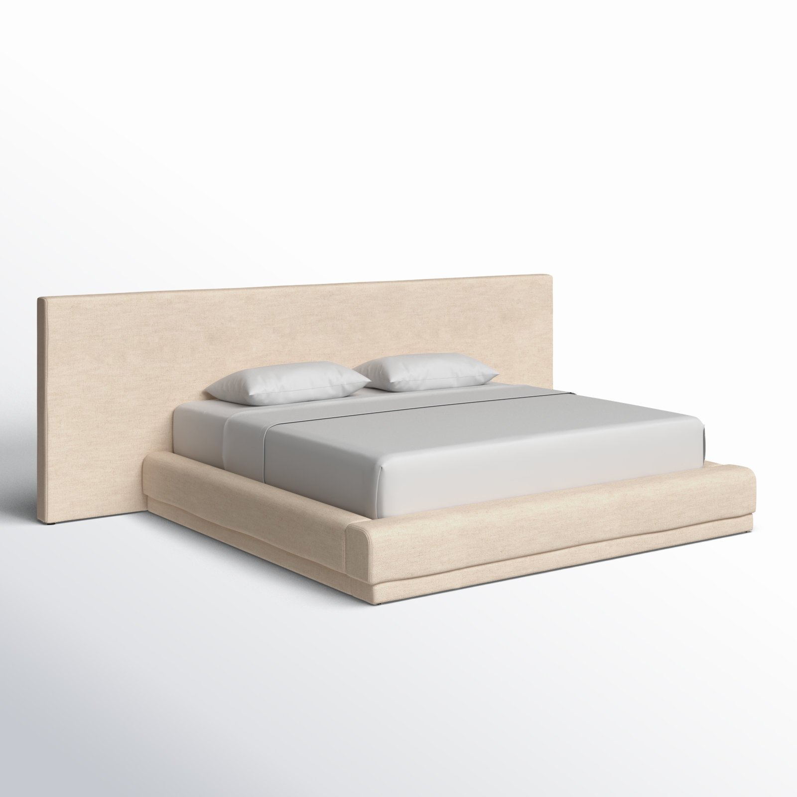 Isolde Platform Bed, Extra Wide King