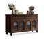 Buffet en noyer massif et bois manufacturé-231385785