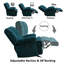 Fauteuil inclinable manuel berçant moderne en chenille l 43,7 po Tayani (ensemble de 2)-1681513823