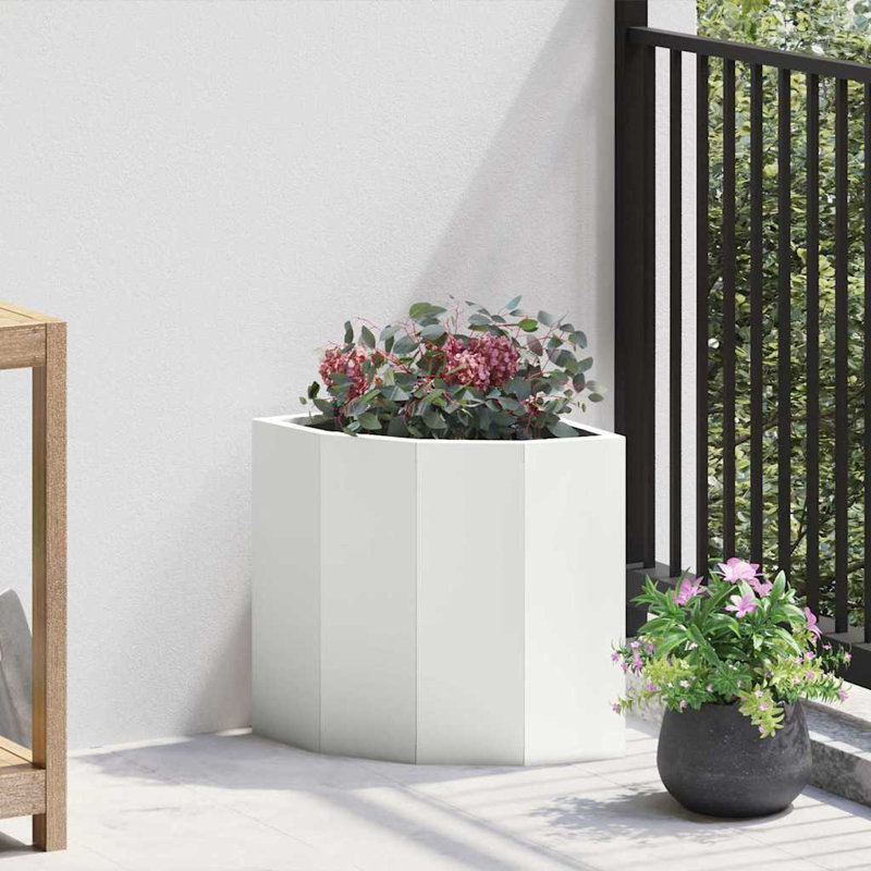 Planter Box, 35cm H x 30cm W x 30cm D, White