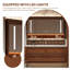 Ensemble de meuble-lavabo mural 39,37 po Retro-208173807