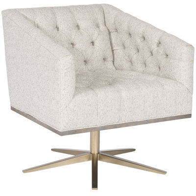 Michael Weiss Ashton Upholstered Swivel Barrel Chair