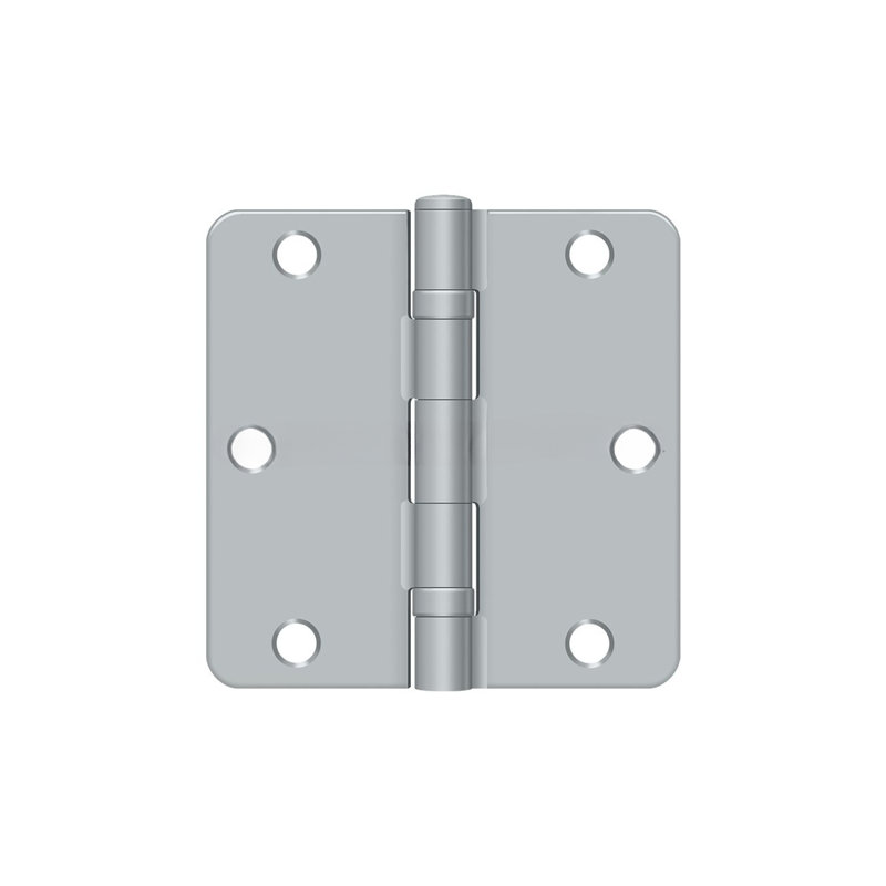 64'' x 64'' Steel Surface Mount Hinge, Brushed Chrome