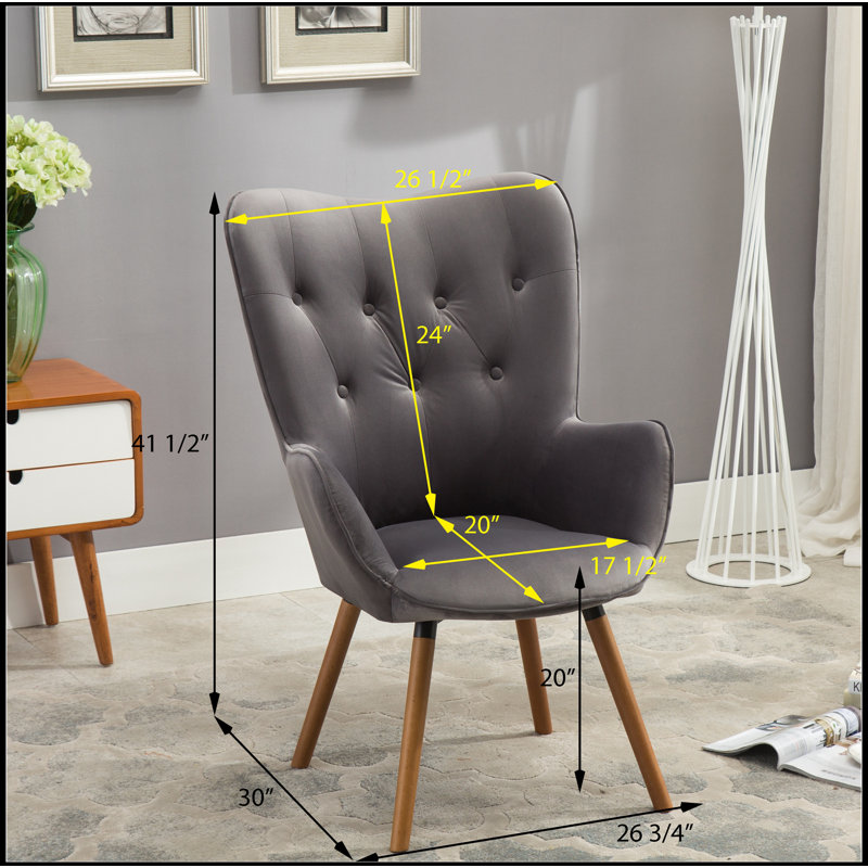 Fauteuil d'appoint Doarnin, Gris