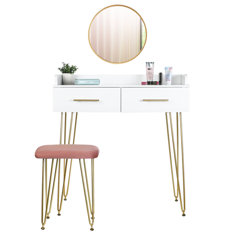 Eleni Dressing Table with Mirror