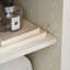 Meuble télé et console multimédia à motif en relief avec rangement ouvert et fermé, portes coulissantes pour salon et chambre à coucher, blanc-2063980912-2069028390