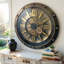 Horloge murale avec engrenages en mouvement réels GE-LI_ 26 po